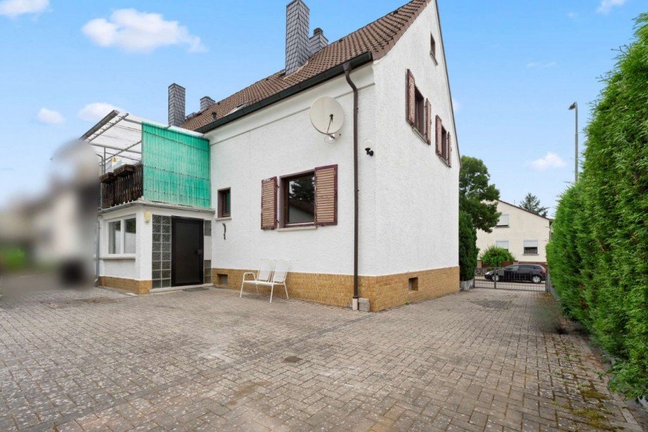 Au�enansicht Doppelhaush�lfte Hanau