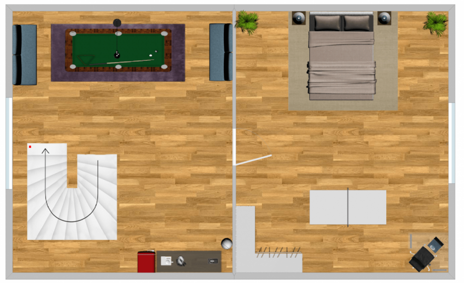 1070_Grundriss-M�bel2.png Maisonettewohnung Hanau