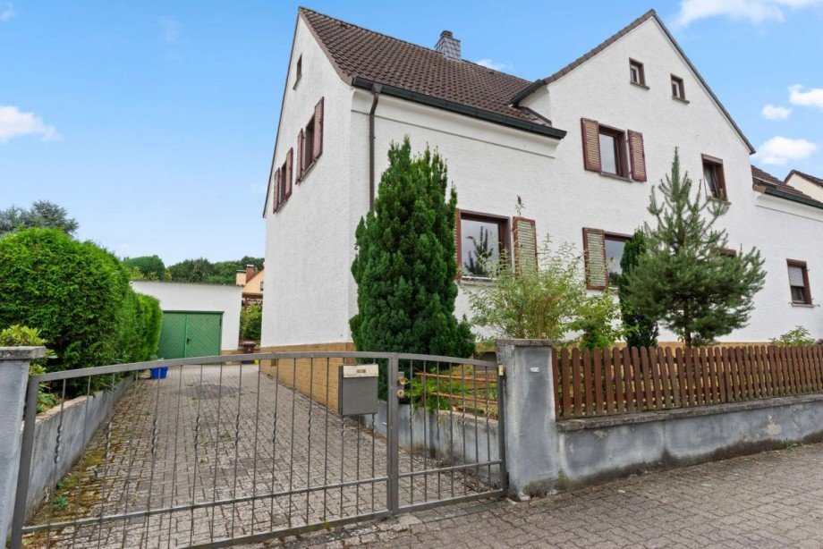 Au�enansicht Doppelhaush�lfte Hanau