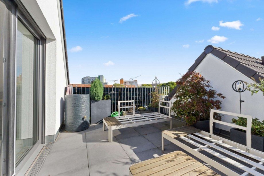 Dachterrasse Maisonettewohnung Hanau