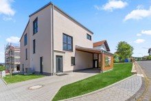 Au�enansicht Doppelhaush�lfte in attraktiver Lage - Fertigstellung l�uft bereits