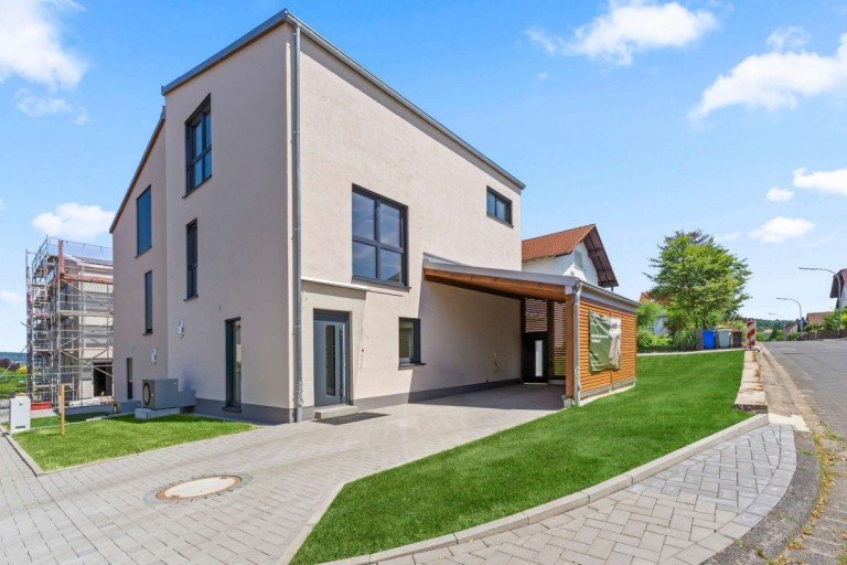 Au�enansicht Hasselroth Doppelhaush�lfte Doppelhaush�lfte in attraktiver Lage - Fertigstellung l�uft bereits
